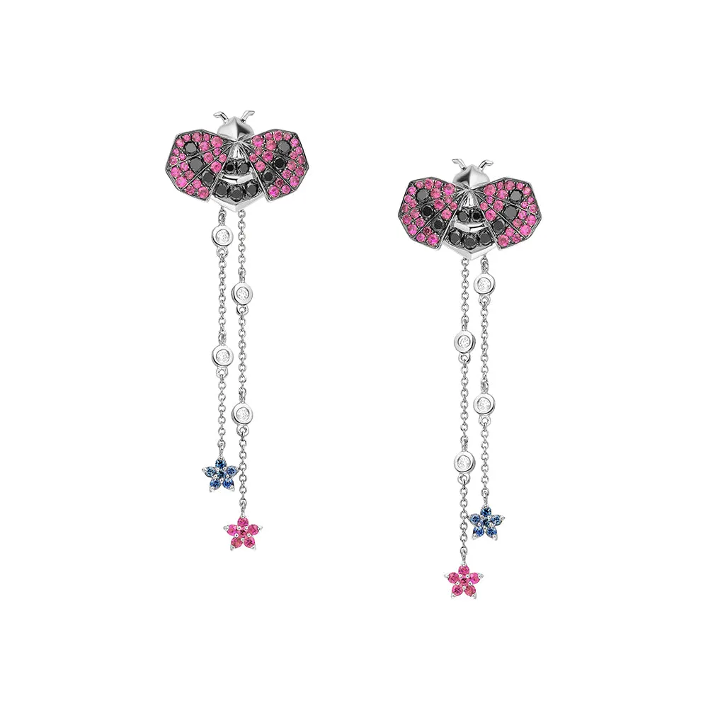 SARAH ZHUANG - FANTASY GARDEN - FLOWER EARRING TASSEL