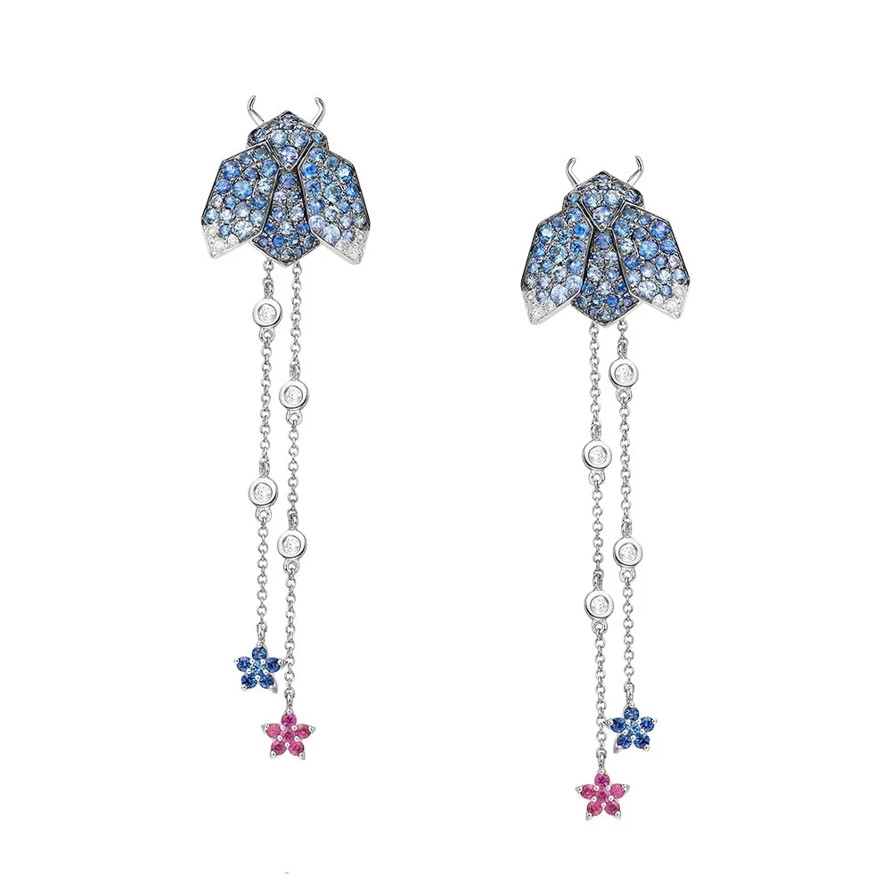 SARAH ZHUANG - FANTASY GARDEN - FLOWER EARRING TASSEL