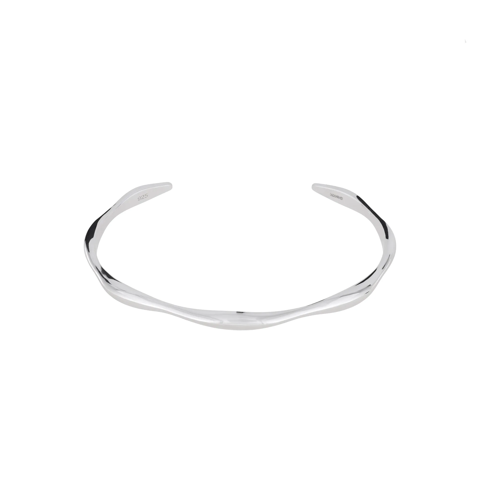 Silver Waves Cuff Bangle