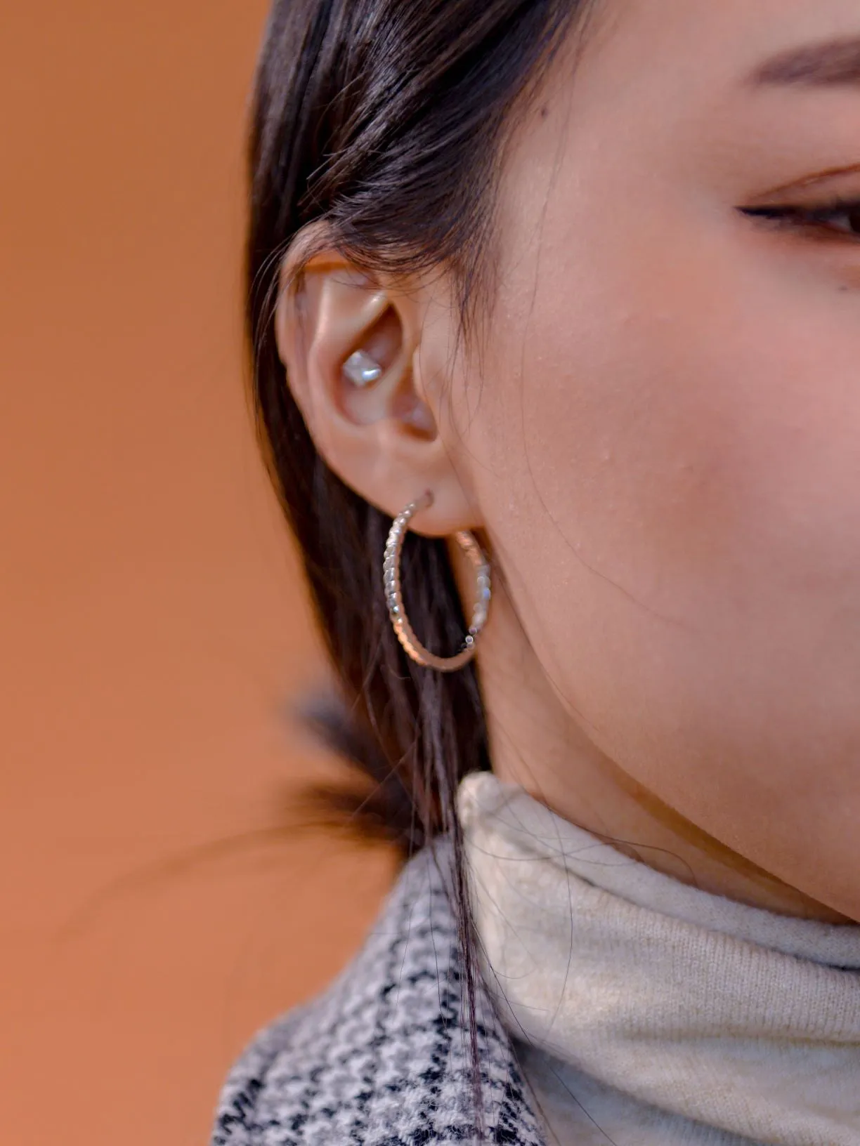 Simple Gold/Silver Ring Earrings