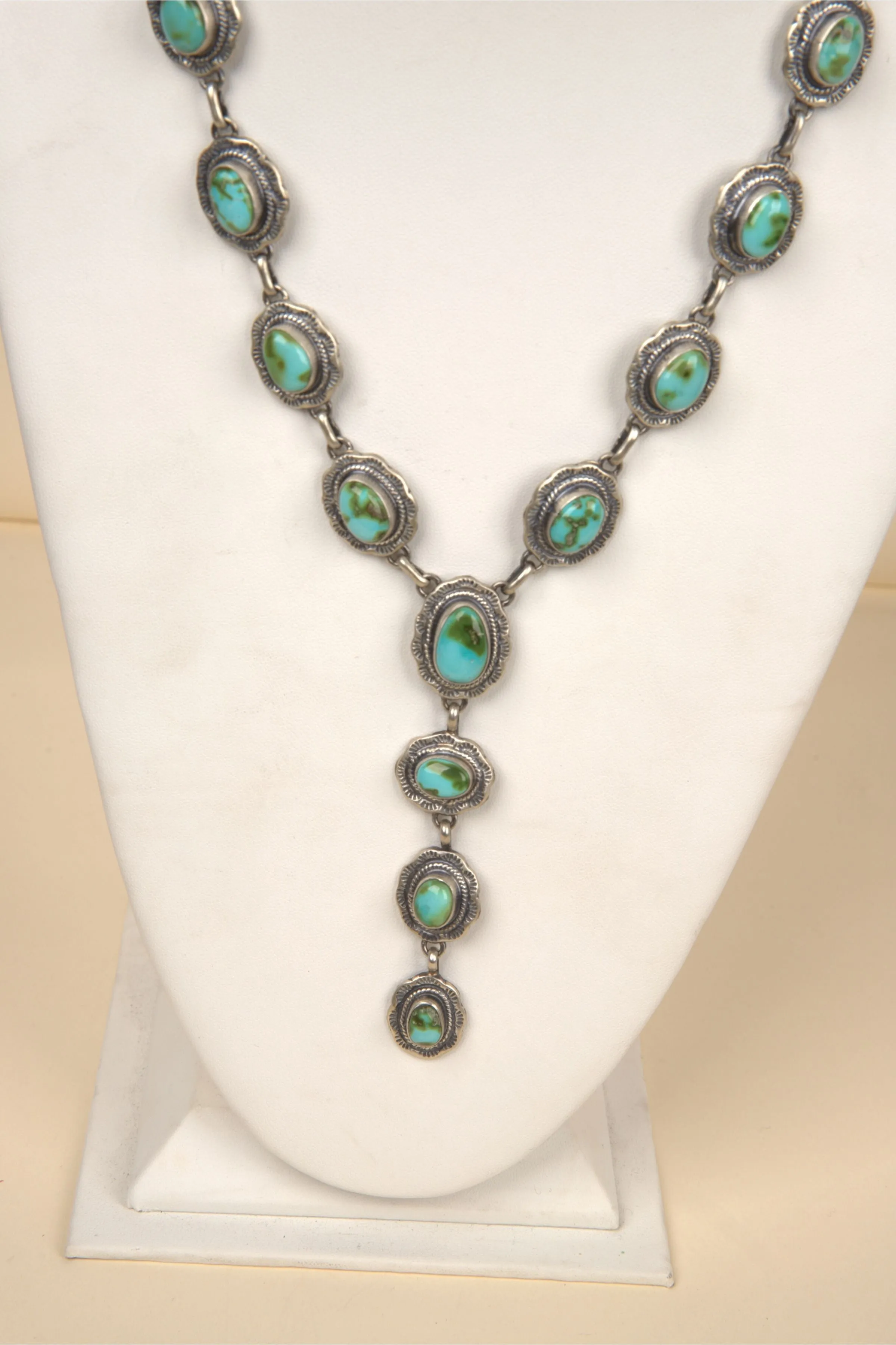 Sonoran Gold Turquoise Necklace and Earring Set - 4