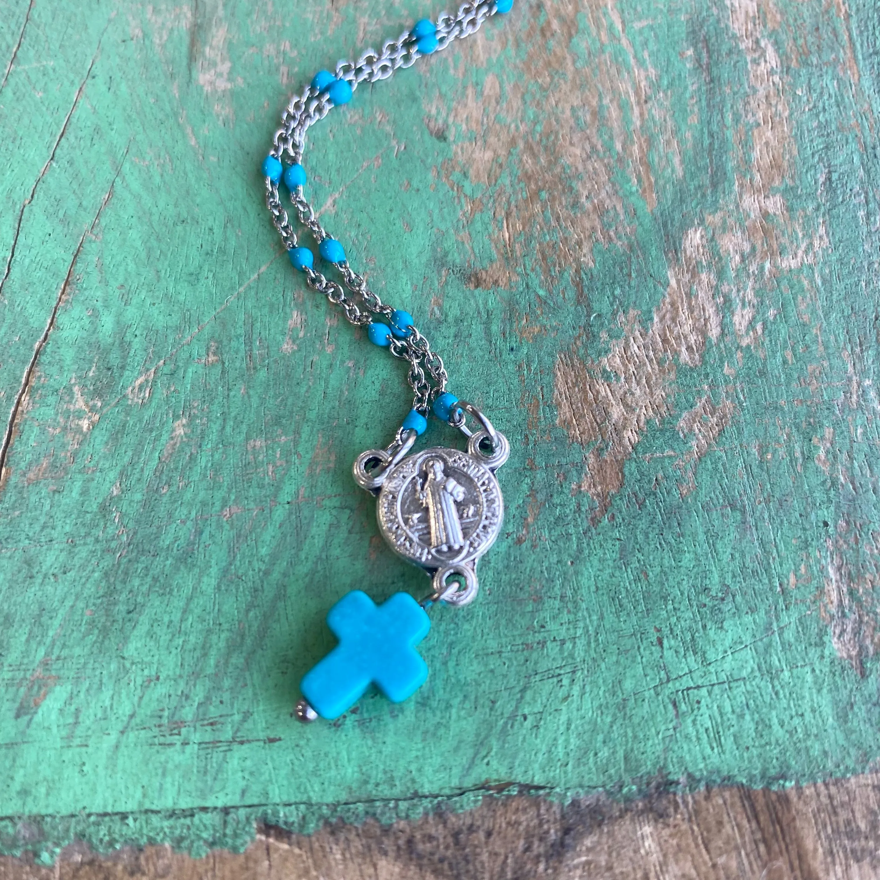 Turquoise and Protection Necklace