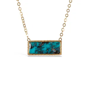 Turquoise Landscape Necklace