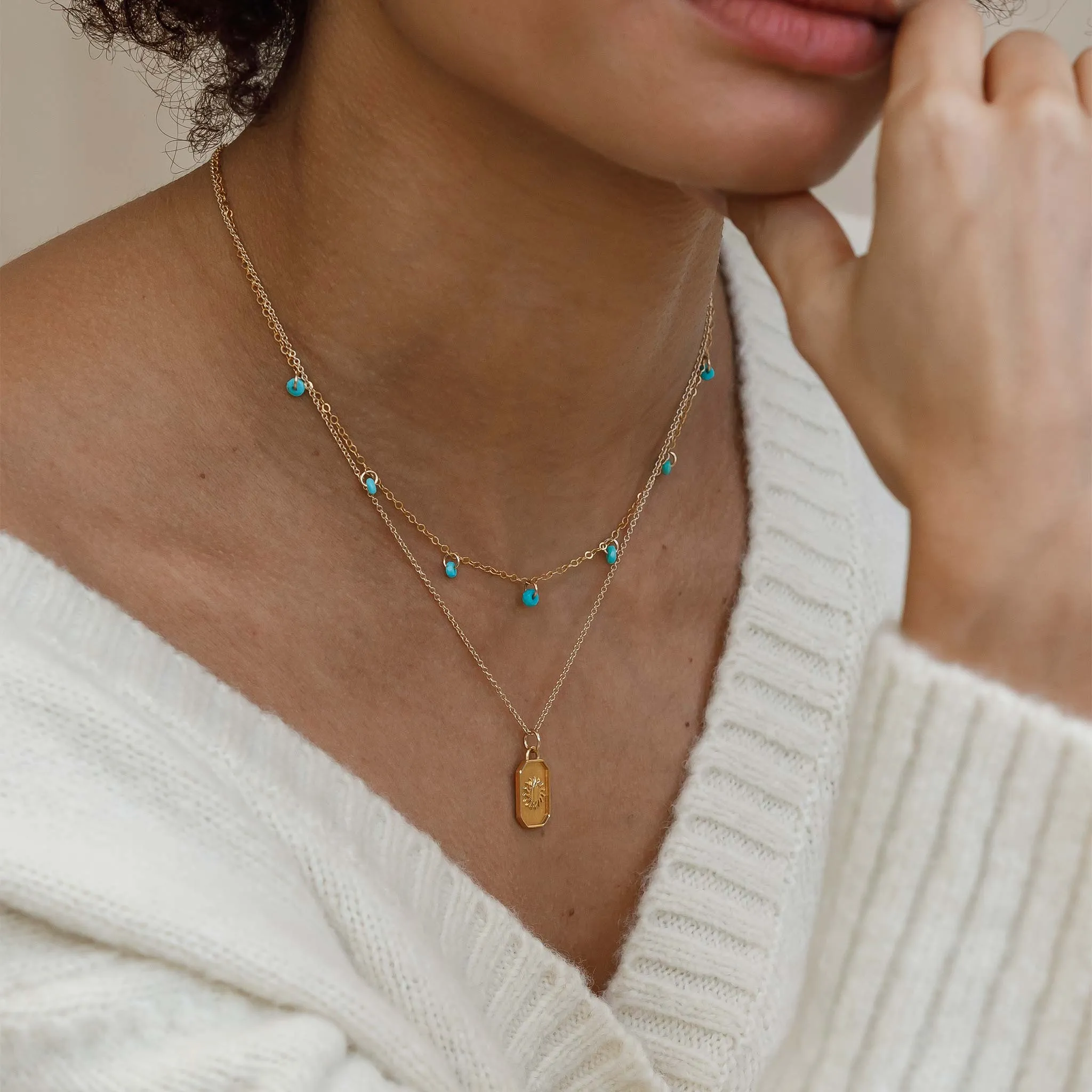 Turquoise Telltale Necklace