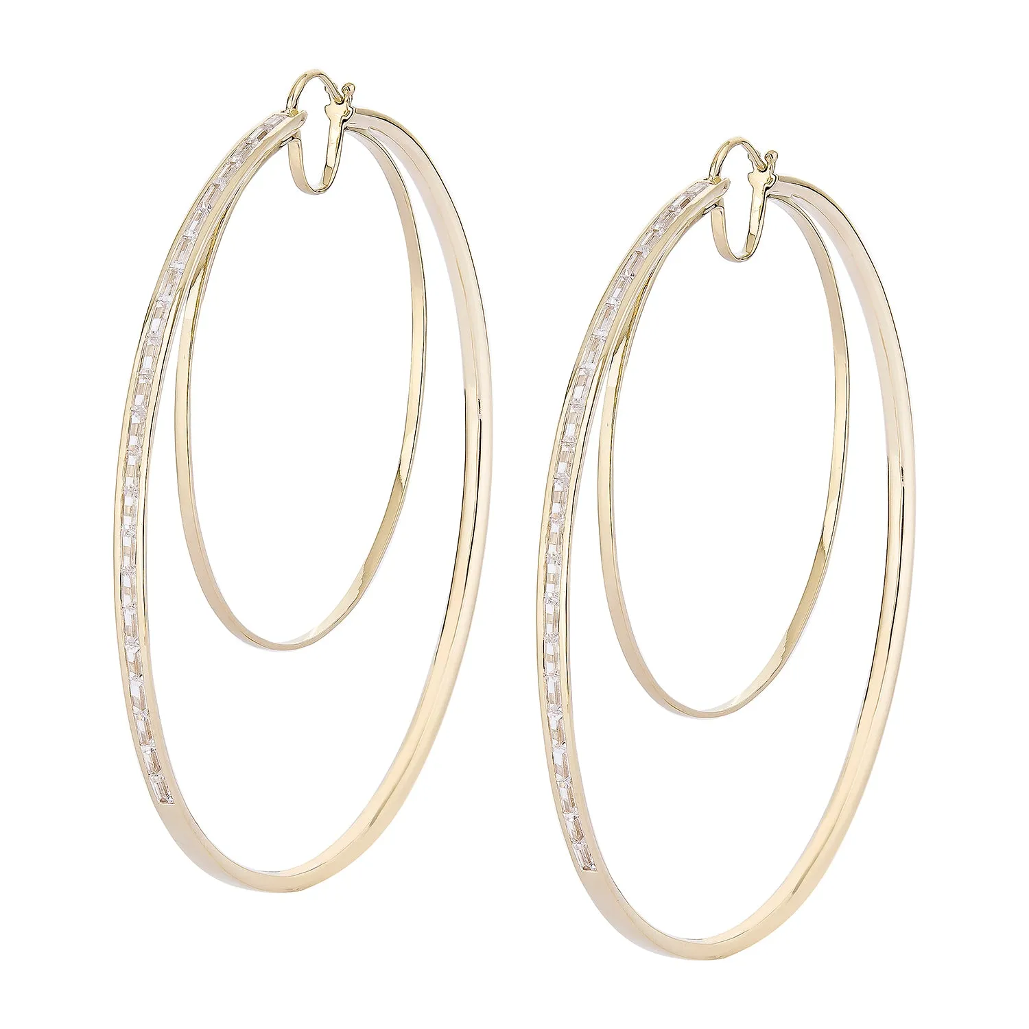 WAREE STATEMENT HOOP EARRINGS – GOLD