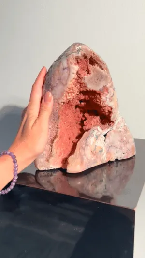 XXL Rare Pink Amethyst Geode 9.2lbs